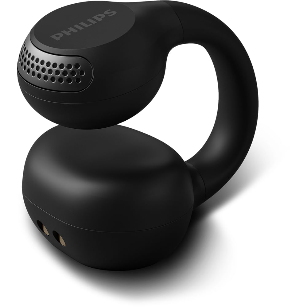 Fone de Ouvido Ear Clip TWS Philips TAQ2000BK, Drivers de 12mm