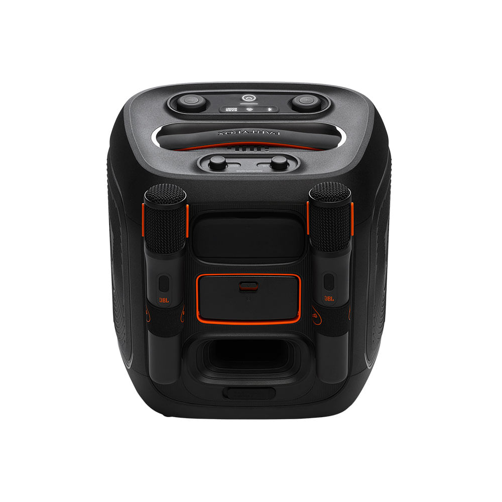 A　JBL PARTY BOX ENCORE2 Caixa de Som Portátil JBL PartyBox Encore 2 com 2 Microfones, 100W