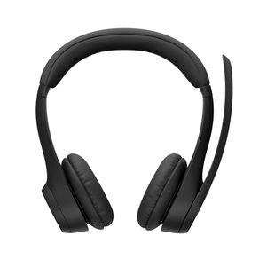 Headset Bluetooth sem fio Logitech Zone 300, Drivers de 30 mm, Microfone com Redução de Ruído Preta DF - 285168