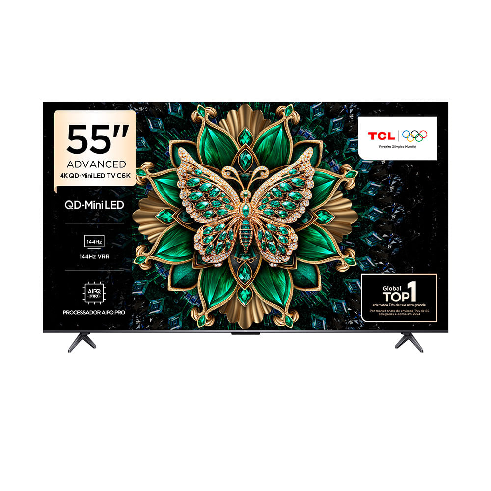 Smart TV MINILED 55? TCL 55C6K Google TV, 4K HDR10+ Gaming, HDMI