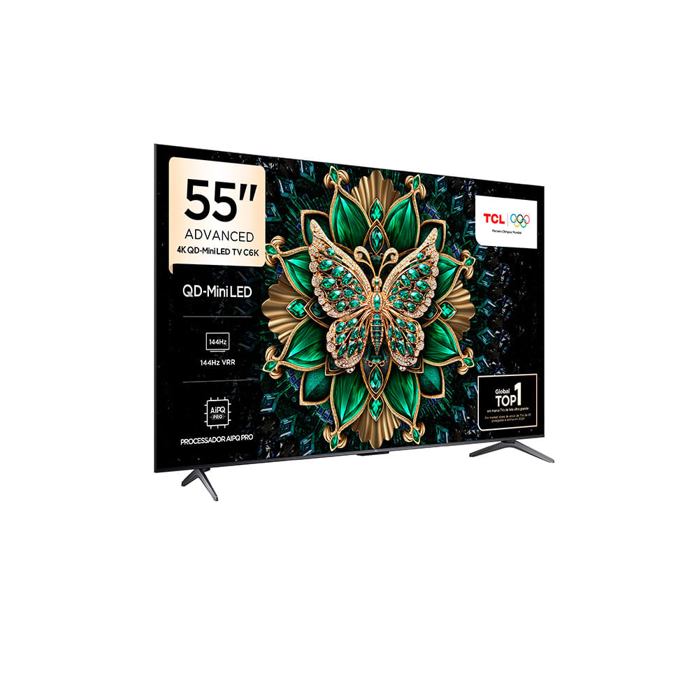 TCL55型 Smart TV MINILED 55? TCL 55C6K Google TV, 4K HDR10+ Gaming, HDMI