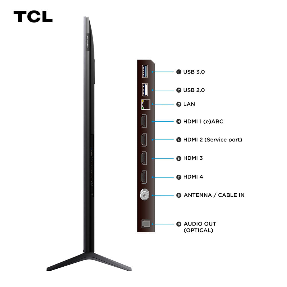 Smart TV MINILED 55? TCL 55C6K Google TV, 4K HDR10+ Gaming, HDMI
