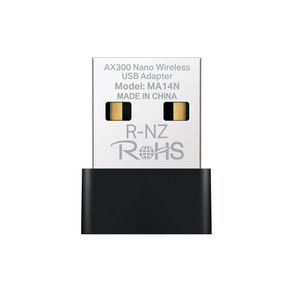 Adaptador Mercusys Nano USB MA14N-EU AX300, Wi-Fi 6 | MA14N-EU DF - 226566