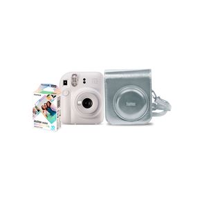 Kit Câmera Instax Mini 12 com pack 10 fotos Mermaid Tail e Bolsa Branco GO - 227266 Kit Câmera Instax Mini 12 com pack 10 fotos Mermaid Tail e Bolsa Branco GO - 227266