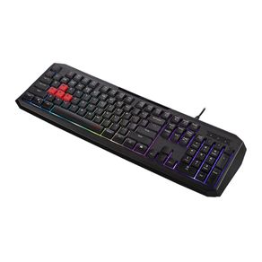 Teclado ACER Nitro 100 NKW100 RGB, Ergonômico e silencioso, Membrana de borracha, 1ms/1000 Hz | Preto DF - 582991