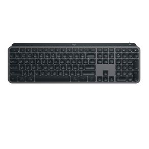 Teclado Sem Fio Logitech MX Keys S Bluetooth Conexão USB Grafite DF - 583048