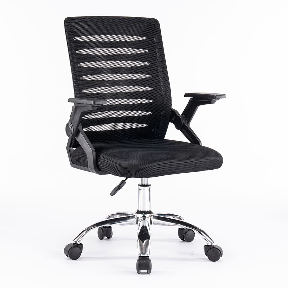 Cadeira de Escritório Alltek IN ATK-C01 BLK. Preto 15081 - Fujioka