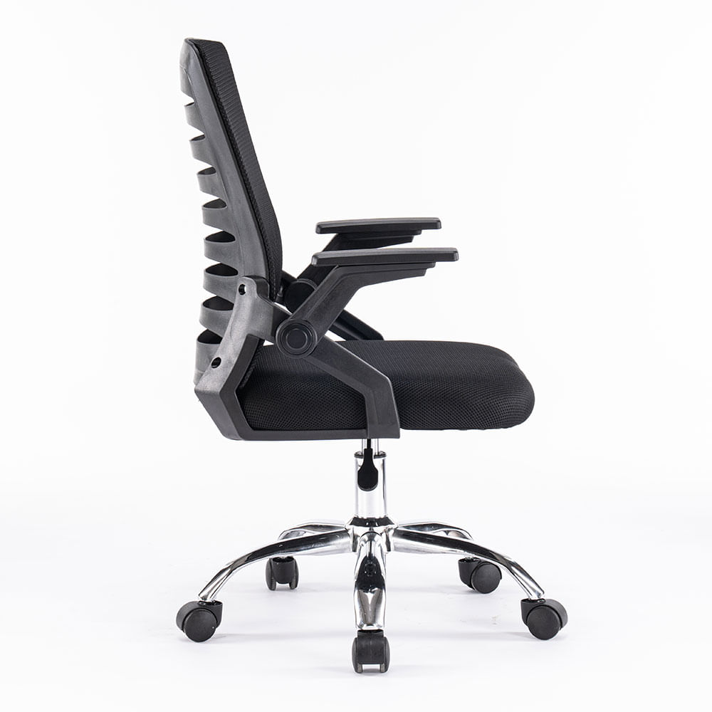 Cadeira de Escritório Alltek IN ATK-C01 BLK. Preto 15081 - Fujioka