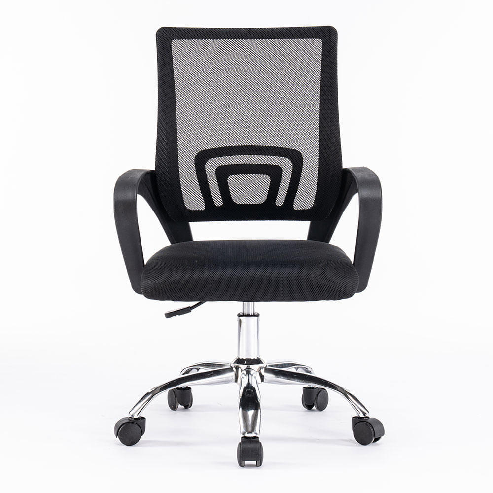 Cadeira de Escritório Alltek IN ATK-C02 BLK. Preto 15082 - Fujioka