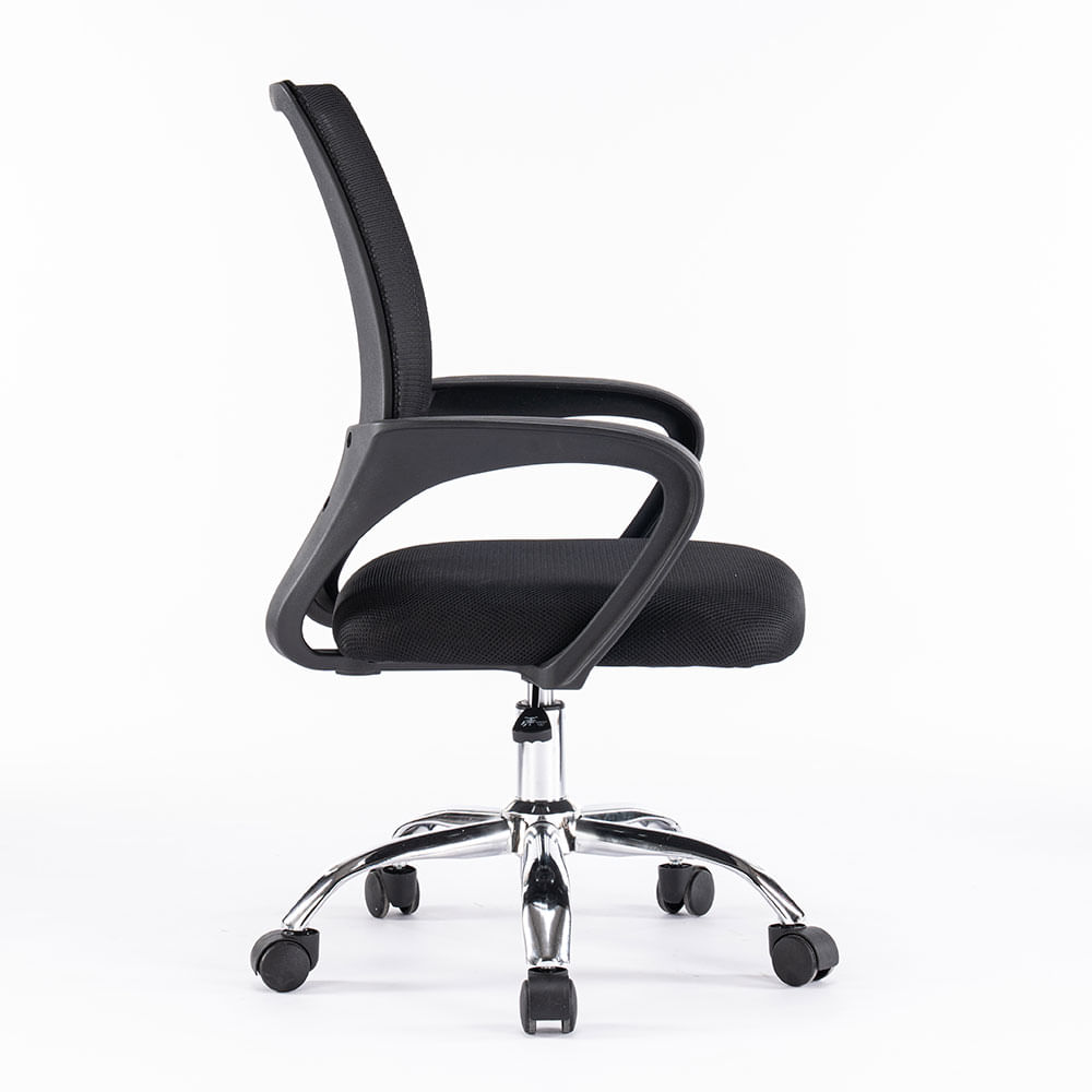 Cadeira de Escritório Alltek IN ATK-C02 BLK. Preto 15082 - Fujioka