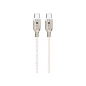 Cabo Hrebos Dual Type-C, Premium Titanium - CB-366c Branco DF - 284121 Cabo Hrebos Dual Type-C, Premium Titanium - CB-366c Branco DF - 284121