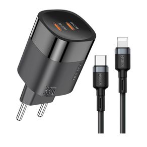 Carregador Premim Quantum Hrebos CRG-223CC, Saída USB-C, Potência de até 33W, Design Compacto, Recarga Rápida e Segura, Homologado ANATEL Preto DF - 284134 Carregador Premim Quantum Hrebos CRG-223CC, Saída USB-C, Potência de até 33W, Design Compacto, Recarga Rápida e Segura, Homologado ANATEL Preto DF - 284134