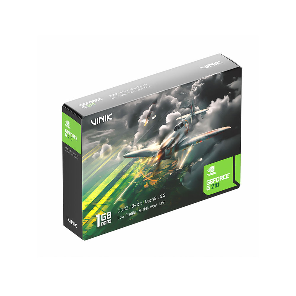 Placa de Vídeo Vinik Nvidia GeForce G210 1GB, 64Bits, Low Profile
