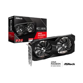 Placa de Vídeo Asrock AMD Radeon RX 6600 Challenger D, 8GB, 128 Bits | DDR6 DF - 801780