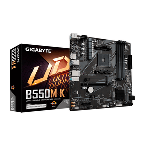 Placa Mãe Gigabyte B550M K, AMD AM4, Chipset B550, Micro ATX, DDR4 GO - 801386