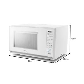 Micro-ondas Midea MasterCook 35L, 1450W, Branco, MHP35B1 | 127V GO - 199131