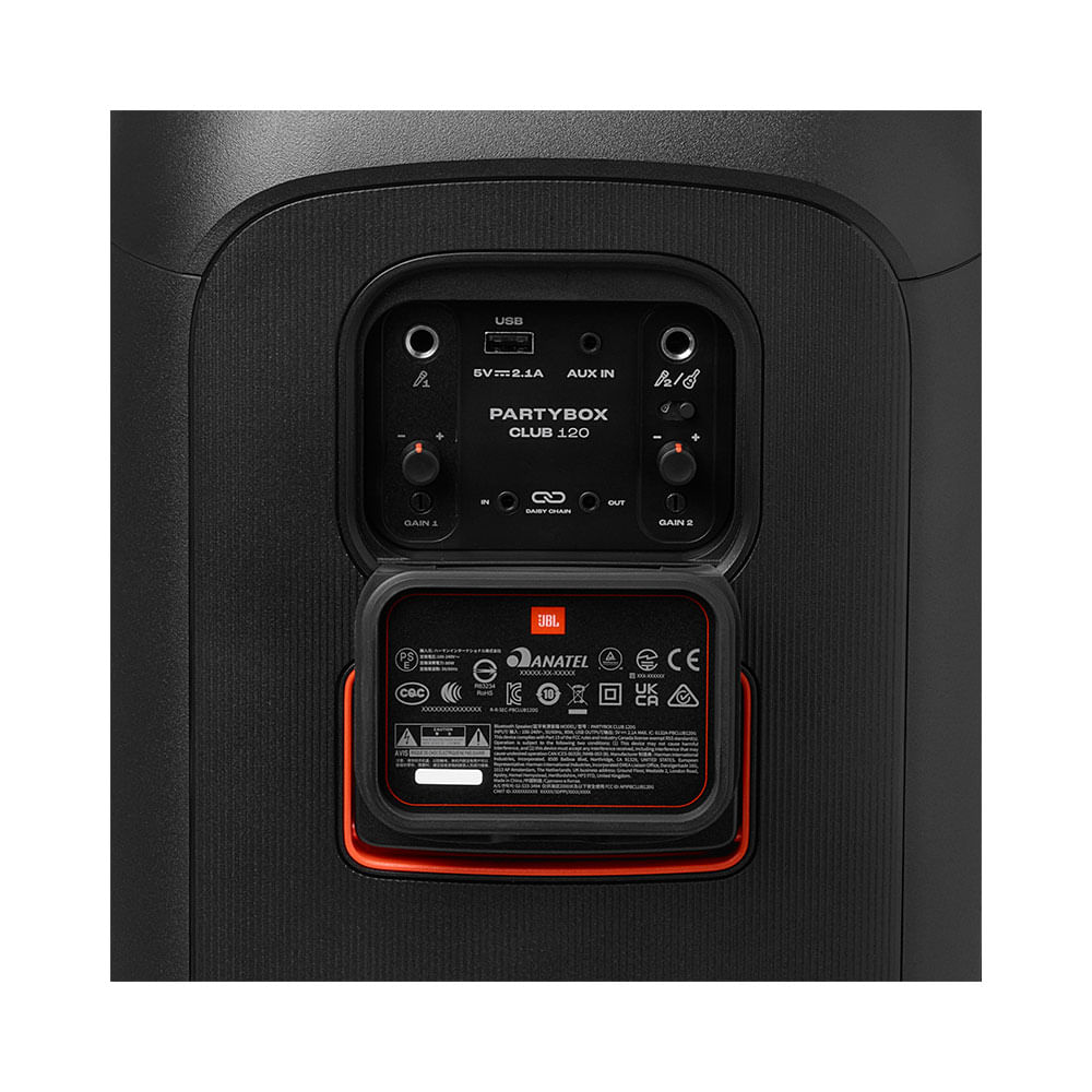 Caixa Amplificada JBL Party Box Club 120 BR, 160W, Bluetooth