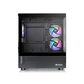 Gabinete Thermaltake TT View 170 TG ARGB Micro-Case Snow, Micro ATX/Mini ITX, 3 Fans ARGB Lite | Preto DF - 801805