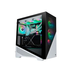 Gabinete Thermaltake TT Divider 370 TG ARGB, Mid-Tower, 3 Fans ARGB PWM | Branco/ Preto DF - 801806 Gabinete Thermaltake TT Divider 370 TG ARGB, Mid-Tower, 3 Fans ARGB PWM | Branco/ Preto DF - 801806