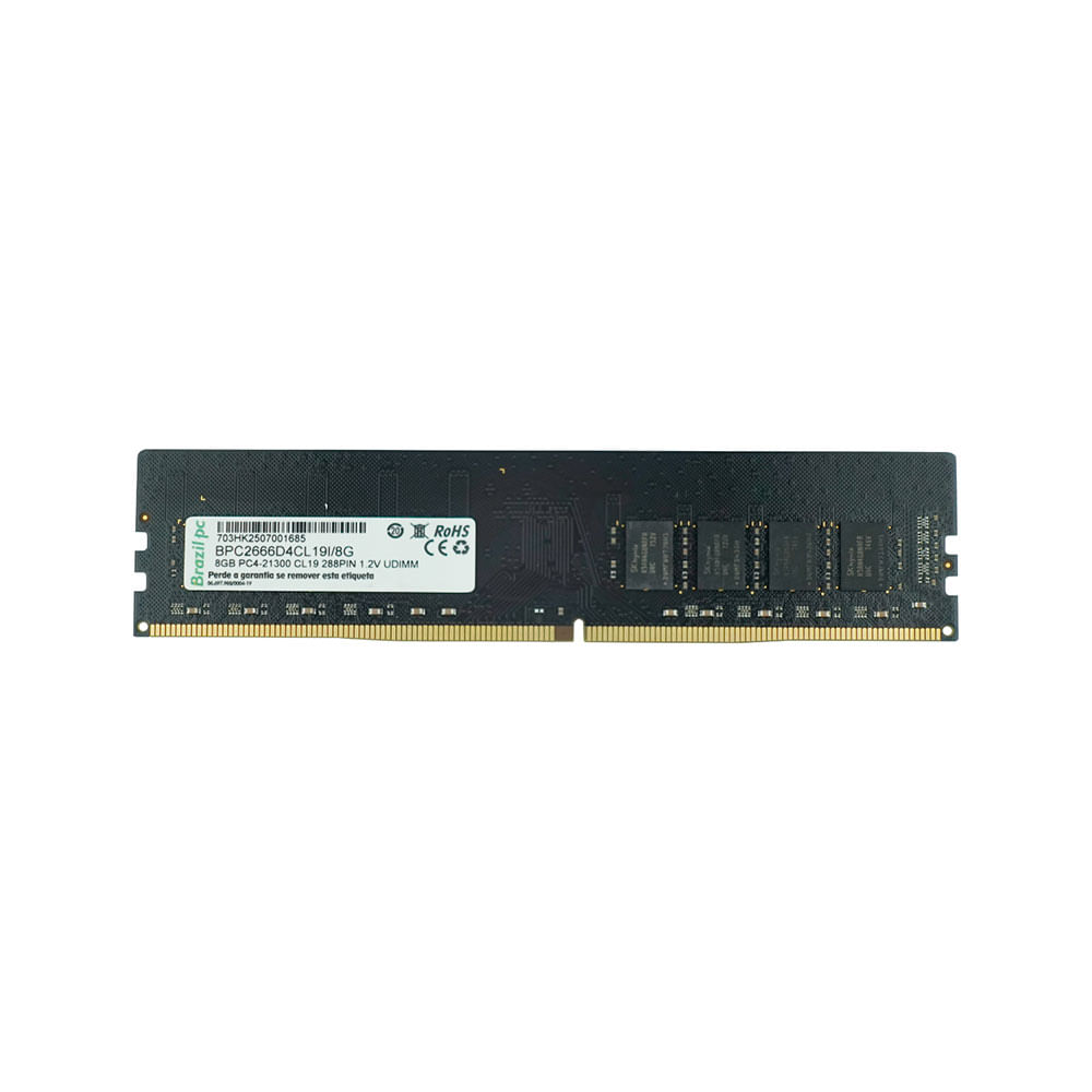 Memória Brazil PC, 8GB, Para Desktop, OEM - 2666MHZ | DDR4