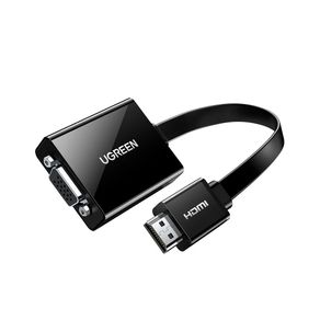 Adaptador Ugreen HDMI para VGA + Áudio 3.5mm - MM103-40248 DF - 583023 Adaptador Ugreen HDMI para VGA + Áudio 3.5mm - MM103-40248 DF - 583023