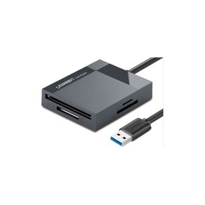 Leitor de Cartão Ugreen CR125-30333 4 em 1, USB 3.0, 90MB/S, 2TB DF - 583015