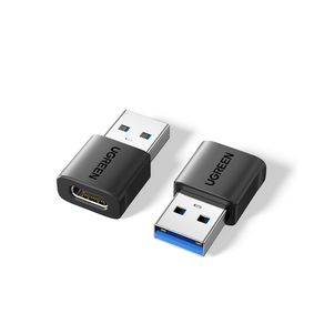 Adaptador Ugreen,USB-A para USB-C para Carregamento e Sincronização de Dados, Carregamento de 18W e Velocidade de 10Gbps DF - 583099 Adaptador Ugreen,USB-A para USB-C para Carregamento e Sincronização de Dados, Carregamento de 18W e Velocidade de 10Gbps DF - 583099