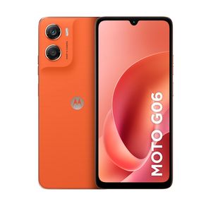Smartphone Moto G06, 128 GB, 4 GB + 4 GB RAM Boost, | Laranja DF - 279416