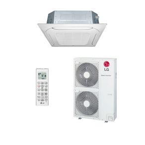 Ar-condicionado LG Cassete Inverter Frio 55.000 BTU, ZTUQ60GMLAA, Branco/Cinza | 220V DF - 281972