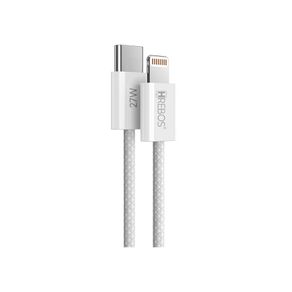 Cabo Pure Charge CB-385i, USB-C para Lightning, 27W Nylon Trançado Alta Velocidade DF - 284160 Cabo Pure Charge CB-385i, USB-C para Lightning, 27W Nylon Trançado Alta Velocidade DF - 284160