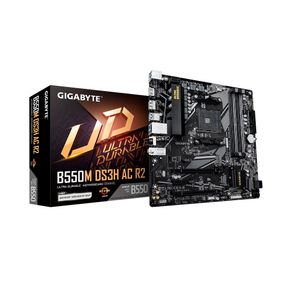 Placa-Mãe B550M DS3H AC R2 AM4, Micro ATX, DisplayPort, HDMI, Codec Realtek® ALC1220 | DDR4 DF - 801837