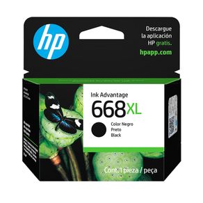 Cartucho de tinta HP 668XL | Preto GO - 233321