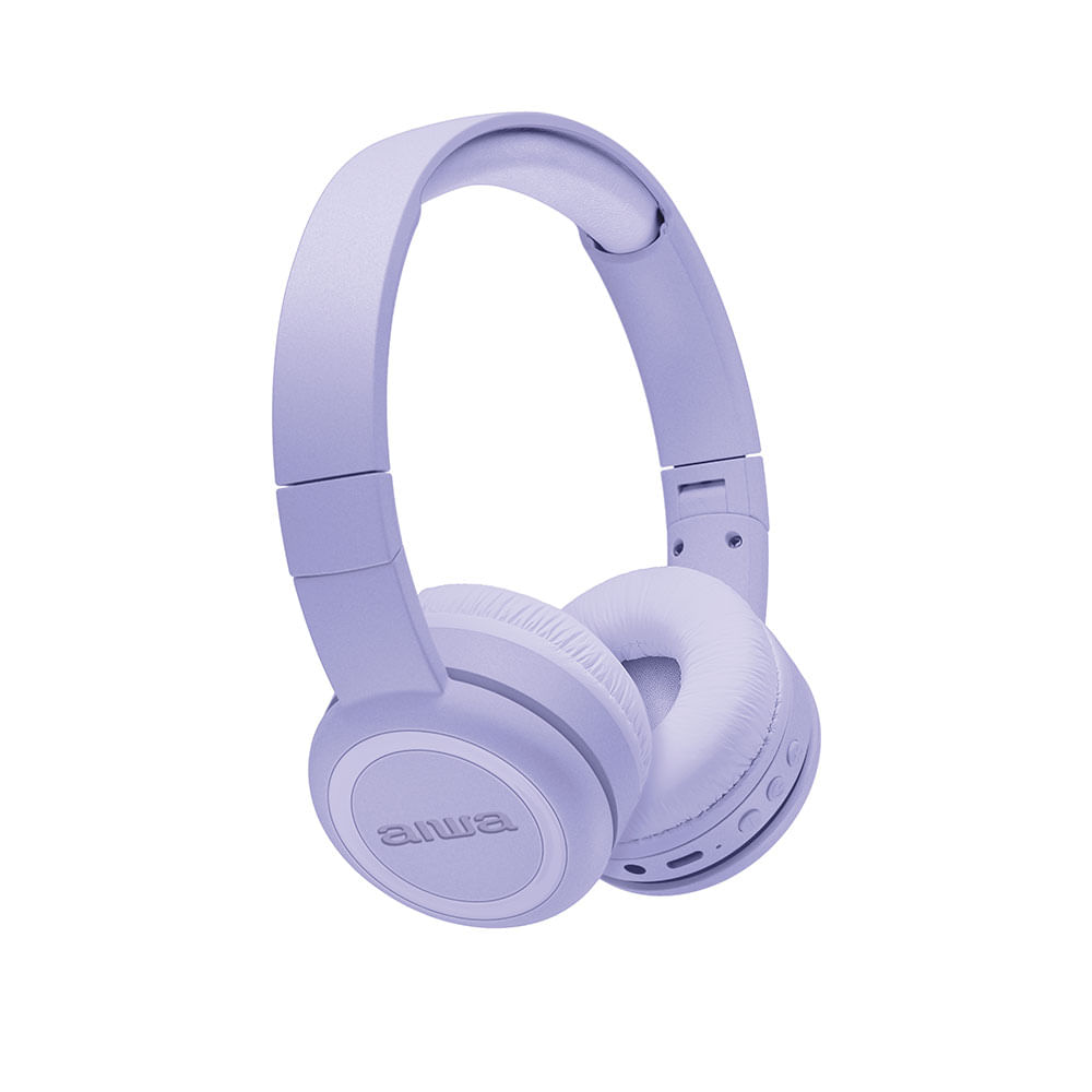 Fone de Ouvido Headphone AIWA HP-03-B Bluetooth Drive 30mm Roxo