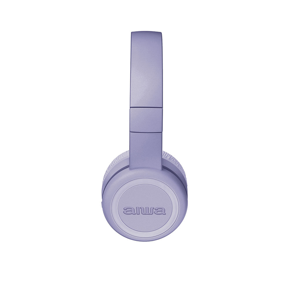 Fone de Ouvido Headphone AIWA HP-03-B Bluetooth Drive 30mm Roxo