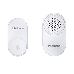 Campainha Intelbras Sem Fio Com Bateria - CIK 102 | Branco DF - 282206 Campainha Intelbras Sem Fio Com Bateria - CIK 102 | Branco DF - 282206