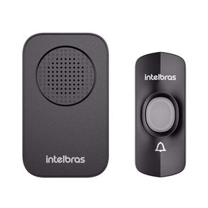 Campainha Intelbras Sem Fio Com Bateria - CIB 10 | Preto DF - 282207 Campainha Intelbras Sem Fio Com Bateria - CIB 10 | Preto DF - 282207