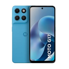 Smartphone Motorola Moto G17, XT2623-1, 256GB, 4GB + 8GB RAM Boost, Azul DF - 279435