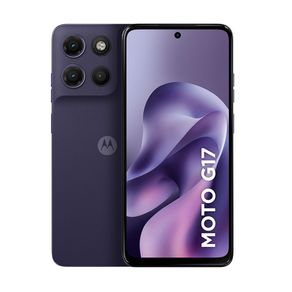 Smartphone Motorola Moto G17, XT2623-1, 128GB, 4GB + 8GB RAM Boost,  Roxo DF - 279430