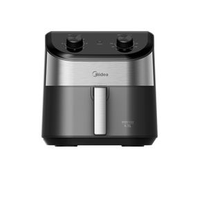 Fritadeira Air Fryer Wide Max Midea, 4,5L FWM45P, Preto/Inox | 220V DF - 199146