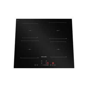 Cooktop de Indução Mueller 4 Bocas com Painel Touch Slider e Função Turbo - MCN4BK 220V Preto DF - 199164