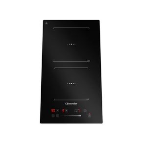 Cooktop de Indução Mueller 2 Bocas com Painel Touch Slider e Função Turbo, MCN2BK, Preto | 220V DF - 199165