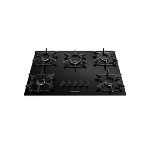 Cooktop Mueller 5 Bocas Ultra Chama Iron com Grades de Ferro Fundido e Acendimento Superautomático, 601270002, Preto | Bivolt DF - 199171
