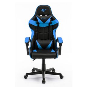 Cadeira Gamer Havit GC933, Reclinação 130° , Apoio de Braço, Estrutura em Ferro 1,2mm , Assento em Esponja Original, Revestimento em Couro Azul DF - 15088 Cadeira Gamer Havit GC933, Reclinação 130° , Apoio de Braço, Estrutura em Ferro 1,2mm , Assento em Esponja Original, Revestimento em Couro Azul DF - 15088