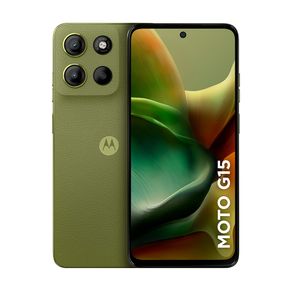 Smartphone Motorola G15, XT2521-2, 256GB, 4 GB + 8 GB RAM Boost, Verde DF - 279326 Smartphone Motorola G15, XT2521-2, 256GB, 4 GB + 8 GB RAM Boost, Verde DF - 279326
