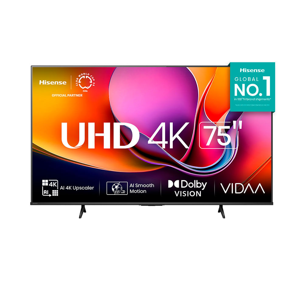 2021年式 75インチ TV Hisense 75A65G Smart TV LED 75? Hisense 75A6NV 4K UHD, Dolby Vision, HDR10, HDMI