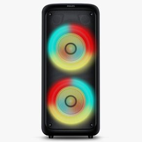 Caixa de Som Bluetooth Philips Party Speaker TAX4000, 1500W | Preto DF - 286308 Caixa de Som Bluetooth Philips Party Speaker TAX4000, 1500W | Preto DF - 286308