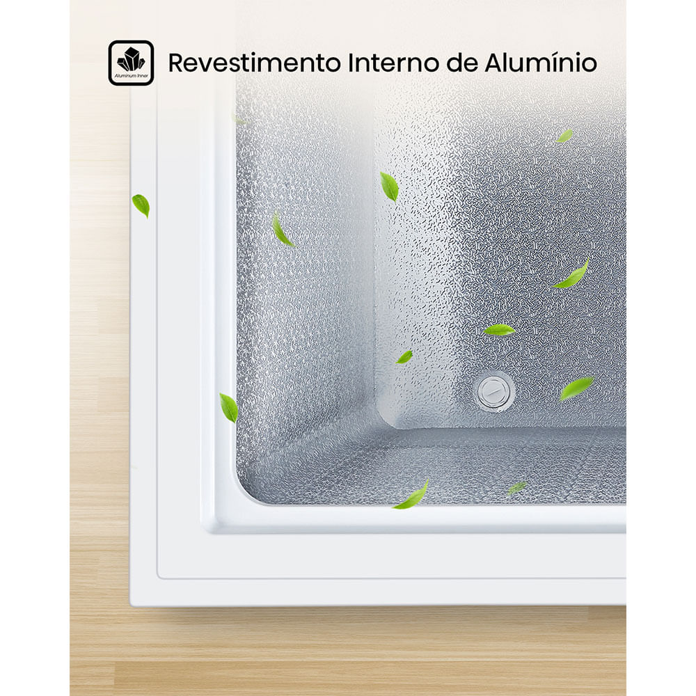 Freezer Horizontal Hisense 198 litros, FC257NW 28, 20KWH, Branco