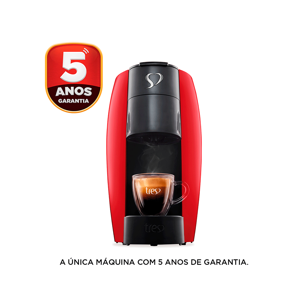 Cafeteira Espresso Três Corações LOV Multibebidas, Automática