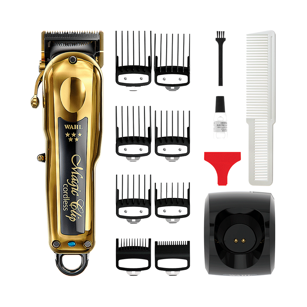 FTW ミッキーベール ショート(ゴールド) Máquina de Corte Wahl Magic Clip Cordless, Gold | Bivolt Artigo