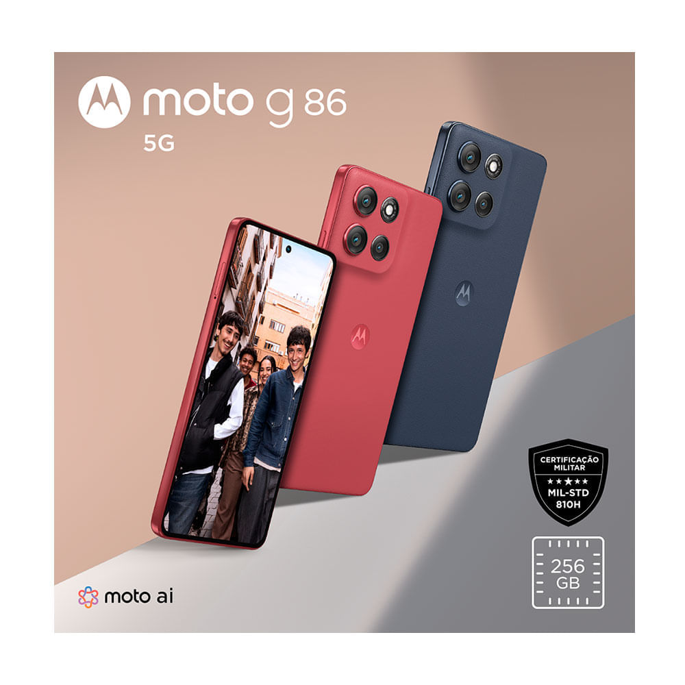 Smartphone Motorola Moto g86, XT2527-1, 256 GB, 8 GB + 8 GB RAM